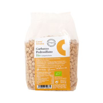 Garbanzos Pedrosillano SinGluten Bio Vegan 500g Casa Amella