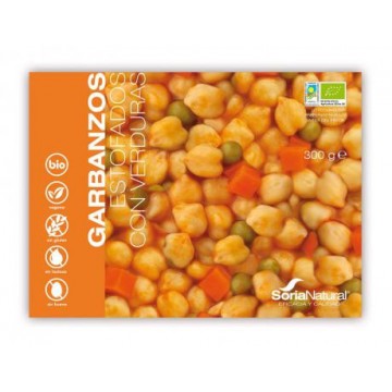 Garbanzos Estofados Verduras Bio 300g Soria Natural