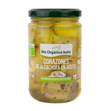 Corazones de Alcachofas en Aceite Vegan Bio 280g Bio Organica Italia