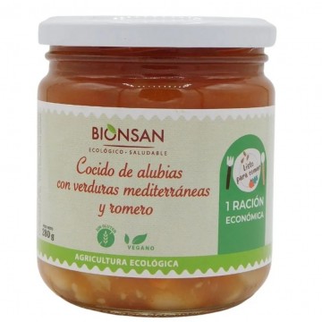 Cocido de Alubias con Verduras Eco 370g Bionsan