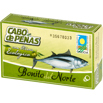 Bonito del Norte en Aceite de Oliva Eco 120g Cabo De Peñas