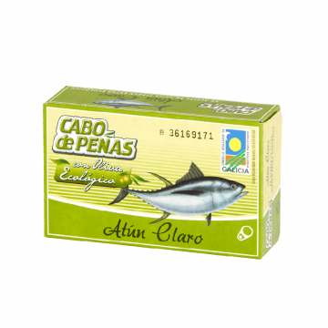 Atun Claro en Aceite de Oliva Eco 120g Cabo De Peñas