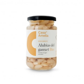 Alubias del Ganxet Cocidas Bio 330g Casa Amella