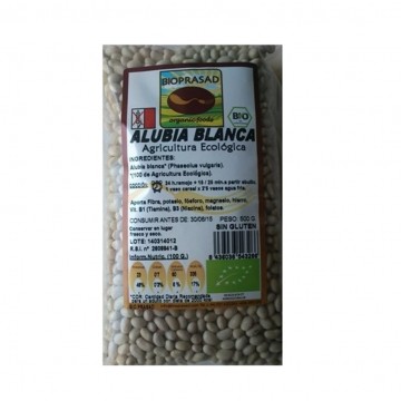 Alubias Blancas SinGluten Bio 500g Bioprasad