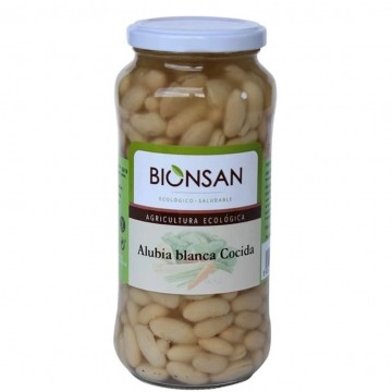 Alubias Blancas Cocidas Eco Vegan 540g Bionsan