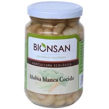 Alubias Blancas Cocidas Eco Vegan 370g Bionsan