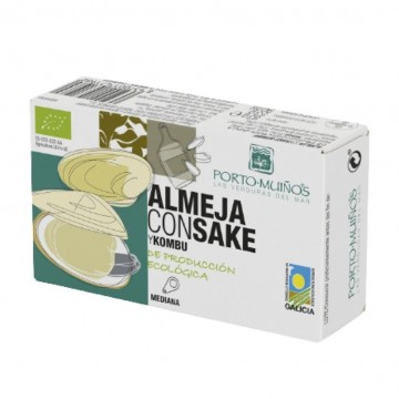 Almejas con Sake y Kombu 90g Porto Muiños