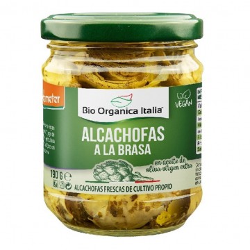 Alcachofas a La Brasa en Aceite Vegan Bio 190g Bio Organica Italia