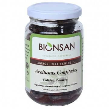 Aceitunas Negras Confitadas Eco Vegan 200g Bionsan