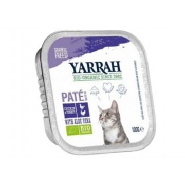 Tarrina Comida para Gatos con Pavo Bio 100g Yarrah