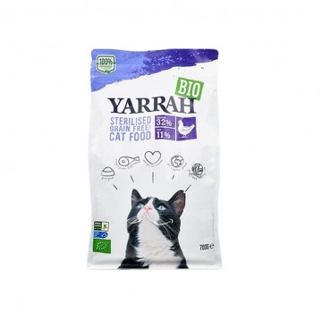 Pienso de Pollo para Gatos Bio 700g Yarrah