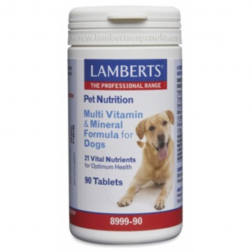 Pet Nutrition Vitaminas y Minerales para Perros 90comp Lamberts