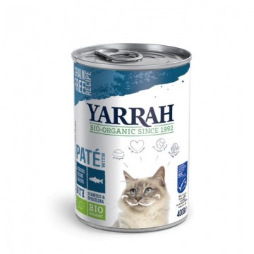 Pate de Pescado para Gatos Lata Bio 400g Yarrah