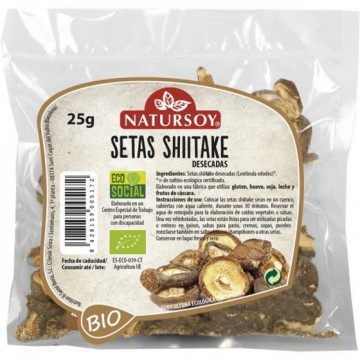 Setas Shiitake deshidratadas Bio 25g Natursoy