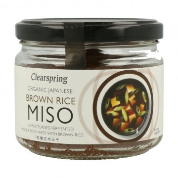 Miso Arroz Integral No Pasteurizado Bio 300g Clearspring