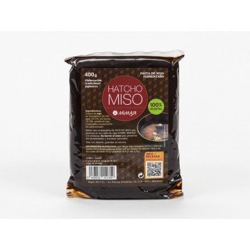 Hatcho Miso Soja Bolsa Vegan 400g Mimasa