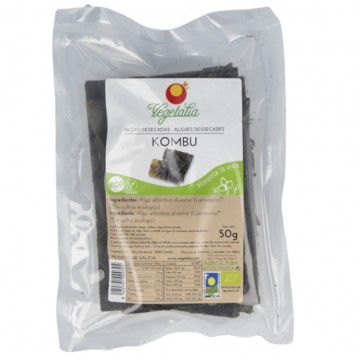 Algas Kombu desecadas Eco Vegan 50g Vegetalia