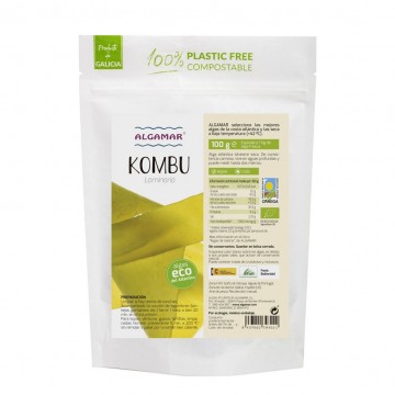 Algas Kombu Bio Vegan 100g Algamar