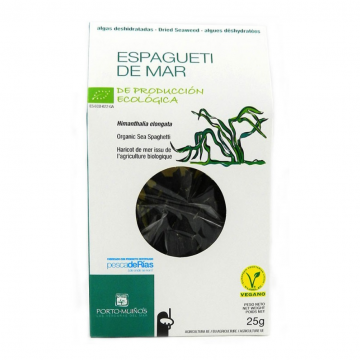 Algas Espagueti de Mar deshidratado Eco 25g Porto Muiños