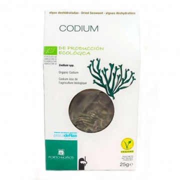 Algas Codium deshidratadas Eco Vegan 25g Porto Muiños