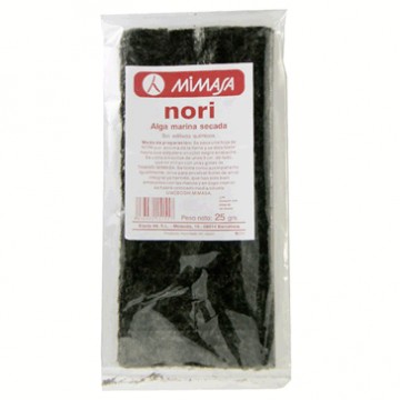 Alga Nori para Sushi 25g Mimasa