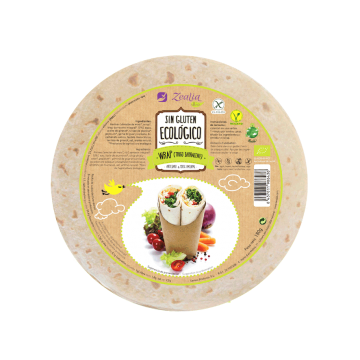 Wrap de Trigo Sarraceno SinGluten Bio Vegan 120g Zealia