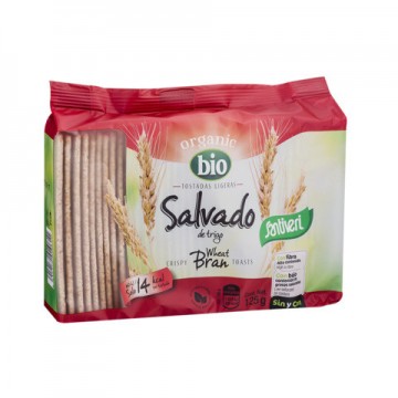 Tostadas Ligeras de Salvado de Trigo Bio 125g Santiveri