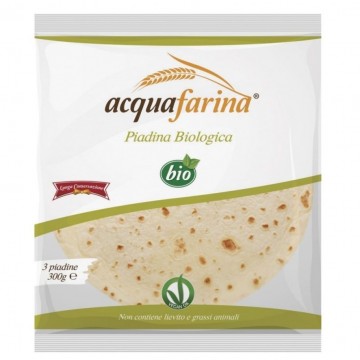 Piadina de Trigo Vegan Bio 300g Acquafarina