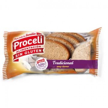 Pan Tradicional Rustica SinGluten 4x40g Proceli