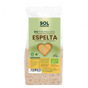 Pan Rallado de Espelta Bio Vegan 300g Solnatural