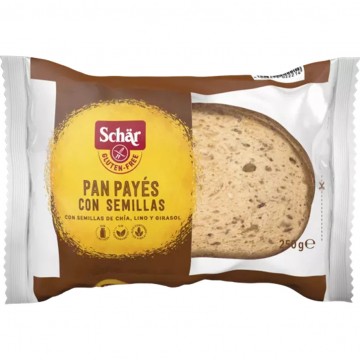 Pan Payes con Semillas Chia Lino Girasol SinGluten 250g Dr. Schar