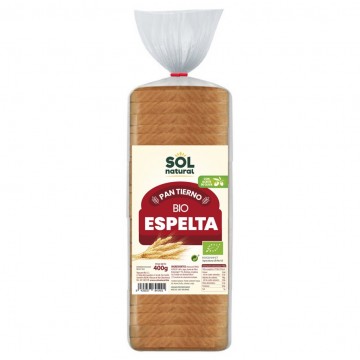 Pan Molde Blanco Espelta con Aceite Oliva Bio Vegan 400g Solnatural