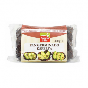 Pan Germinado Espelta Eco Vegan 400g La Finestra Sul Cielo