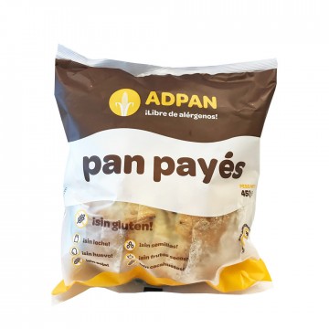 Pan de Payes SinGluten Vegan 480g Adpan