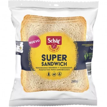 Pan de Molde Super Sandwich SinGluten 280g Dr. Schar