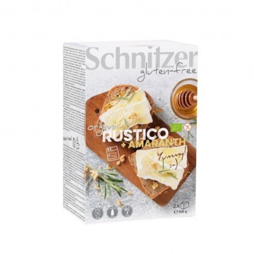 Pan de Molde Rustico con Amaranto SinGluten Bio 500g Schnitzer