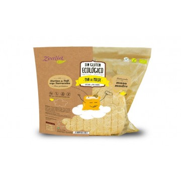 Pan de Molde Rebanadas SinGluten Bio Vegan 360g Zealia