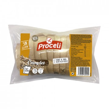 Pan de Molde Complet SinGluten 280g Proceli