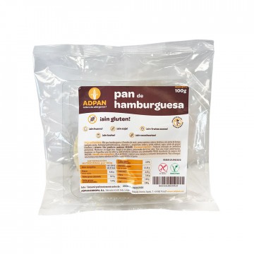 Pan de Hamburguesa SinGluten 100g Adpan