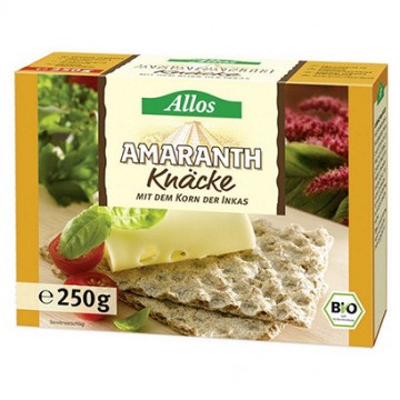 Pan Crujiente Integral Amaranto Eco Vegan 250g Allos