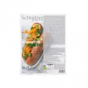 Pan Baguette Rustico SinGluten Bio 320g Schnitzer