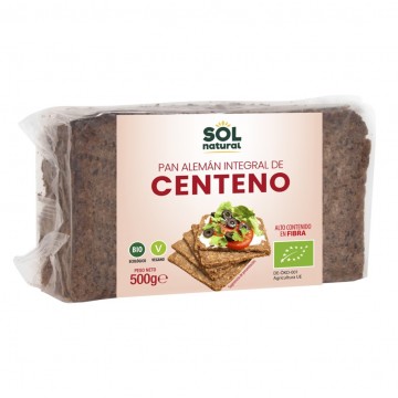 Pan Aleman de Centeno Integral Bio 500g Solnatural