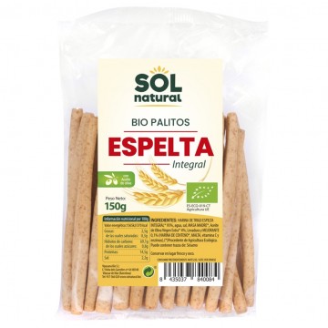 Palitos Espelta Bio 150g Solnatural