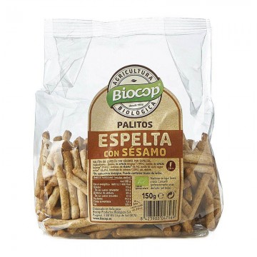 Palitos de Espelta con Sesamo Bio 150g Biocop