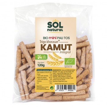 Mini Palitos de Kamut Integral Bio 120g Solnatural