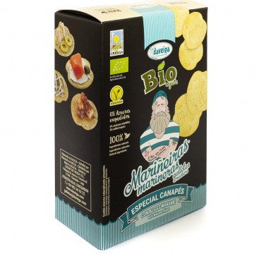 Galleta Marinera con Alga Wakame Eco Vegan 100g Daveiga