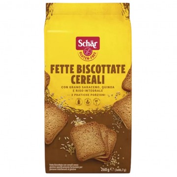 Fette Biscottate Cereali SinGluten 260g Dr. Schar