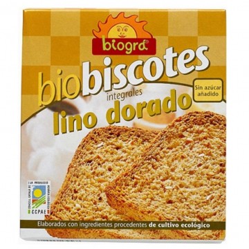 Biscotes de Lino Dorado Eco 270g Biogra