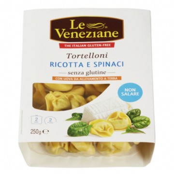 Tortelloni de Ricotta y Espinacas SinGluten 250g Le Veneziane