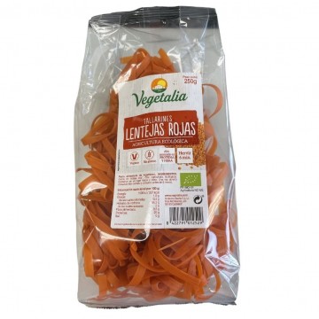 Tallarines Lentejas Rojas Eco 250g Vegetalia
